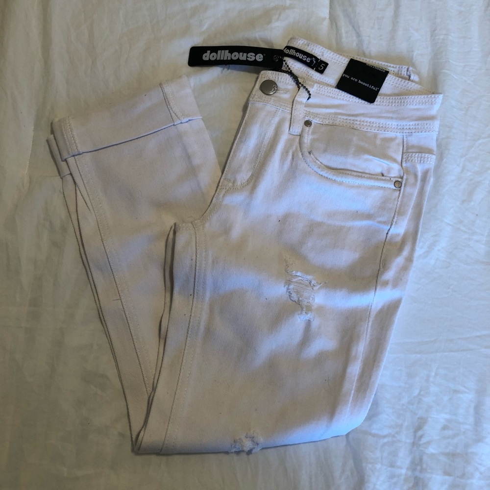Dollhouse Lightly Distressed Jeans